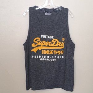 Vintage Superdry Premium Goods Tank Top Size XXL